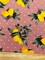 Carnation Lemon Polka Dot Print Double Brushed Jersey Knit Fabric By the Yard